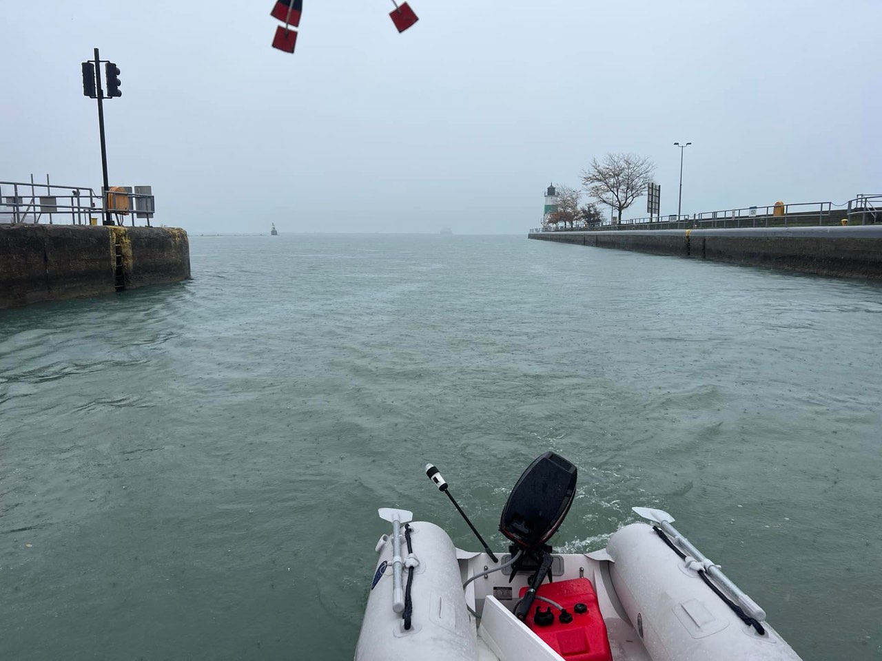 A very wet and foggy day one on our trip - photo 6