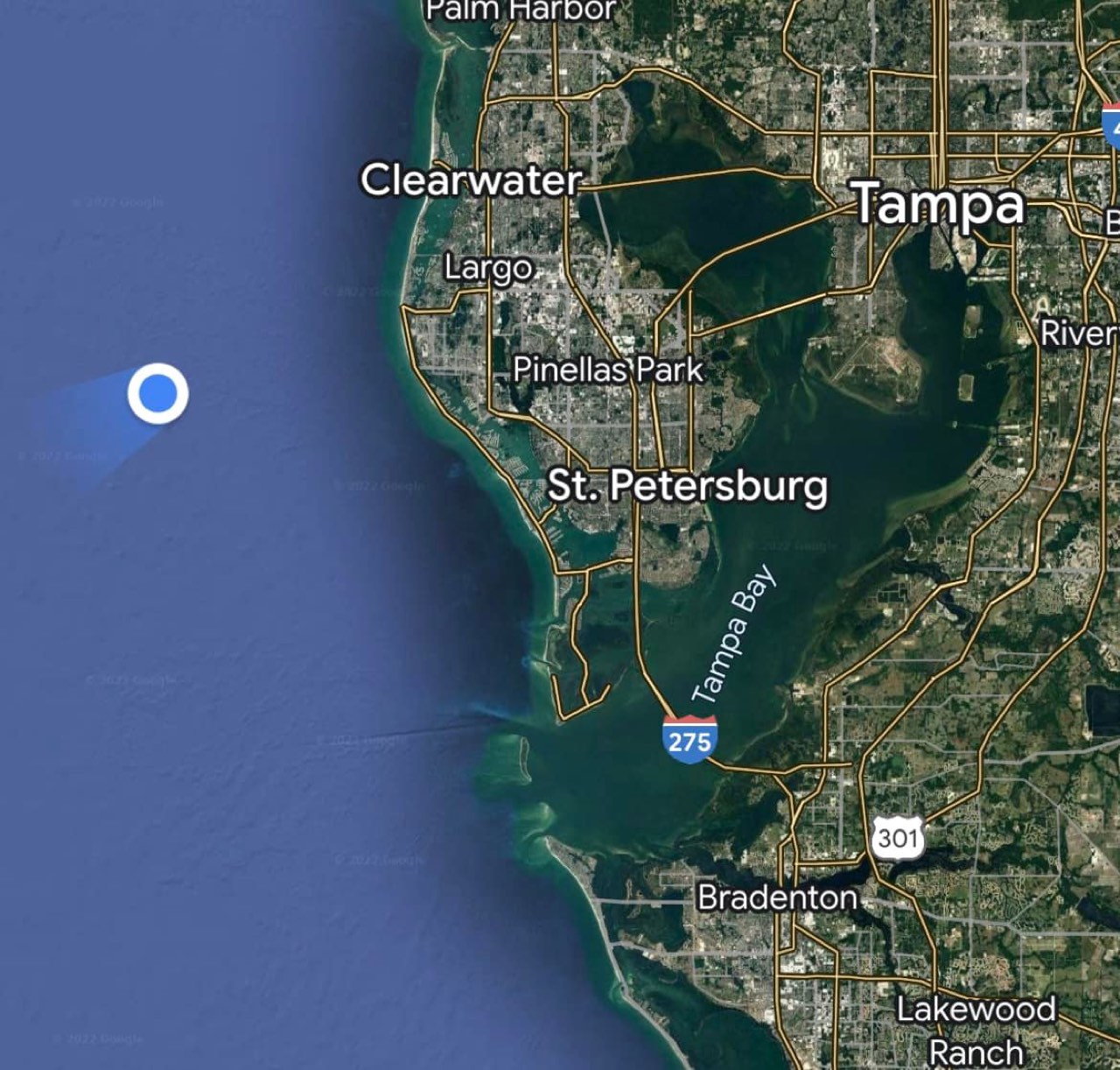 A pretty uneventful night crossing the gulf. Wind died down and it got nice… - photo 3