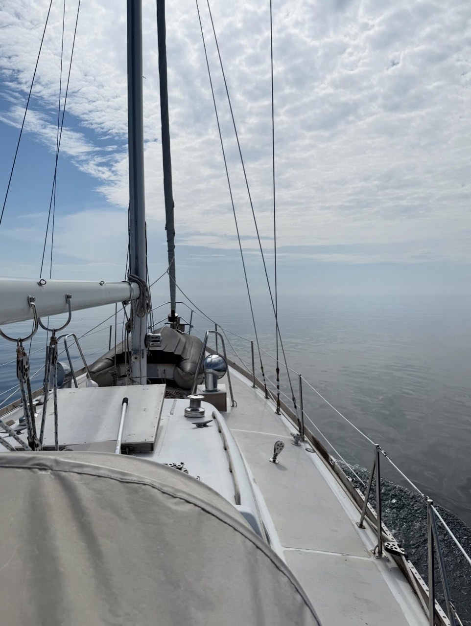 June 24 masts went up in Tonawanda and by 4pm we were off the dock and on our… - photo 3
